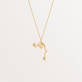 Mini Classic Letter Necklace Faa