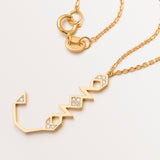 Mini Classic Letter Necklace Lam