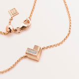 18k gold heart bracelet for kids