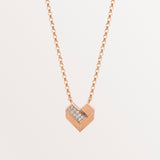 18k Gold Heart necklace for Kids