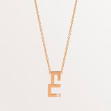 18k Rose Gold Arabic Letter Necklace