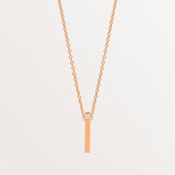 18k Rose Gold Arabic Letter Necklace
