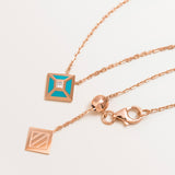 MINI TOKEN CHAIN NECKLACE