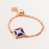 MINI TOKEN CHAIN RING