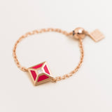 MINI TOKEN CHAIN RING