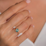 MINI TOKEN CHAIN RING