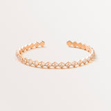 Gold Cuff with diamonds