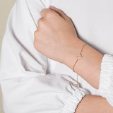 18k gold heart bracelet for kids