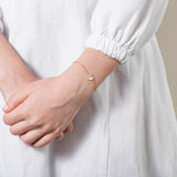 18k gold heart bracelet for kids