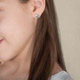 18k White Gold Earrings for kids