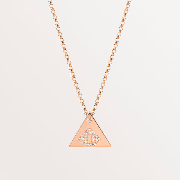 Arabic Letter Gold Necklace